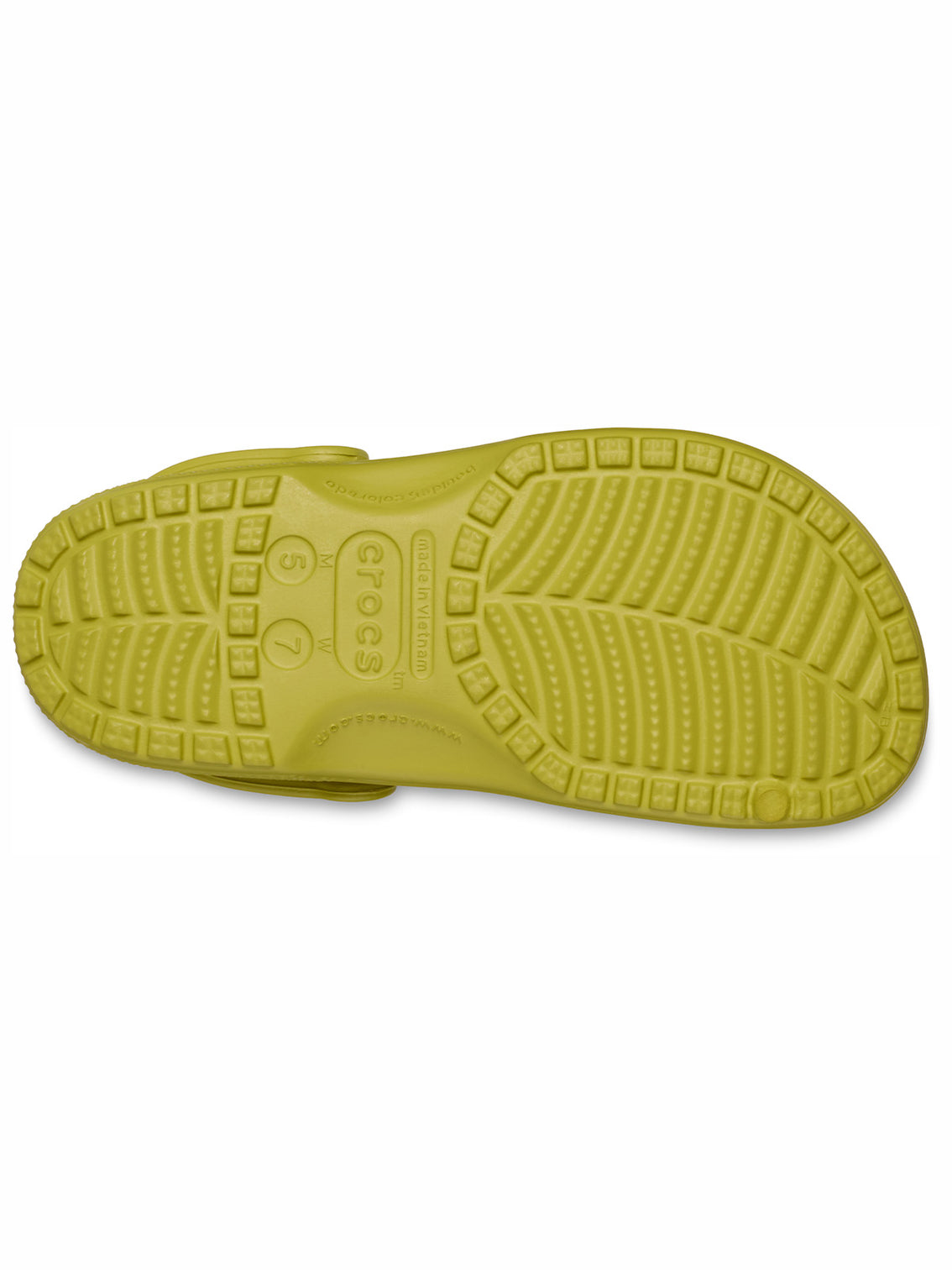Zueco Unisex Classic Clog Verde Mostaza Crocs