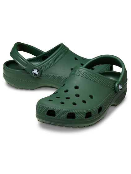 Zueco Unisex Classic Clog Verde Pino Crocs
