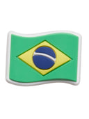 Jibbitz Bandera Brasileña Verde Crocs