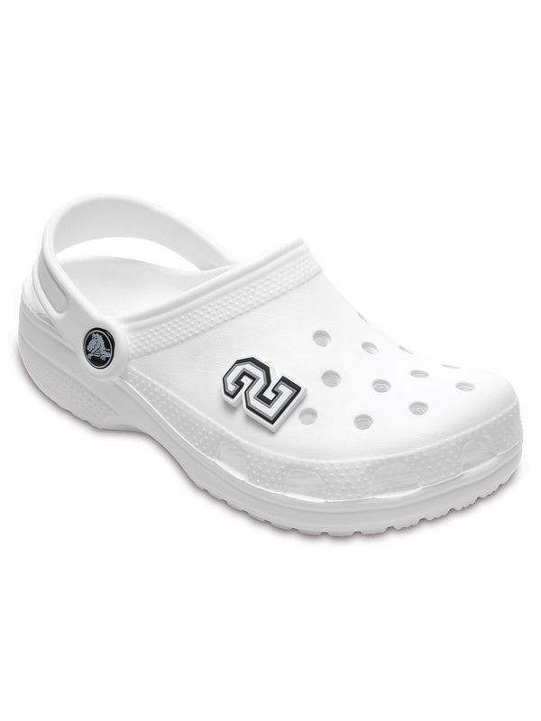 Jibbitz B&n Número 2 Blanco Crocs