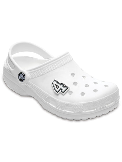 Jibbitz Número 4 Blanco Crocs