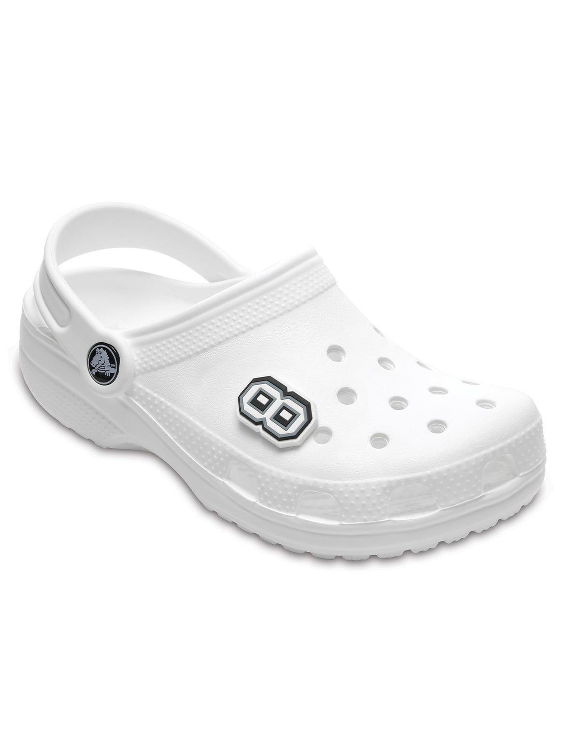 Jibbitz Número 8 Blanco Crocs