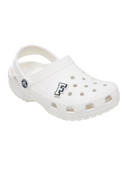 Jibbitz Letra F Blanca Crocs