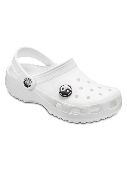 Jibbitz Símbolo Yin Yang Blanco Crocs