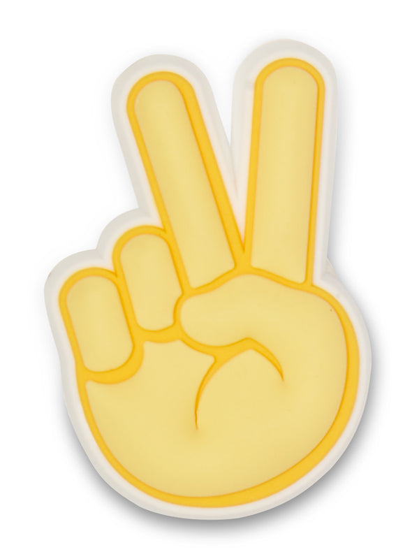 Jibbitz Signo De Paz Amarillo Crocs