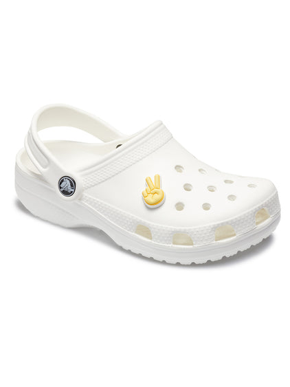 Jibbitz Signo De Paz Amarillo Crocs