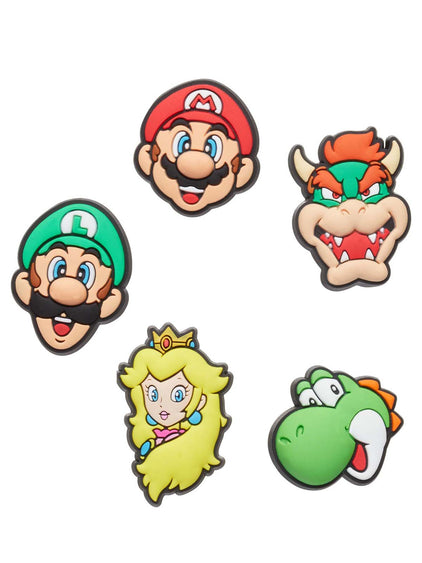 Jibbitz Super Mario Pack 5 Blanco Crocs