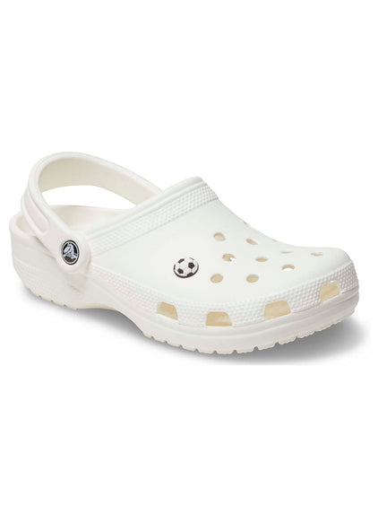 Jibbitz Pelota De Futbol Blanco Crocs