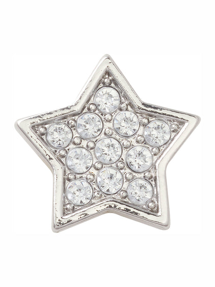 Jibbitz Silver Star Metalizada Crocs
