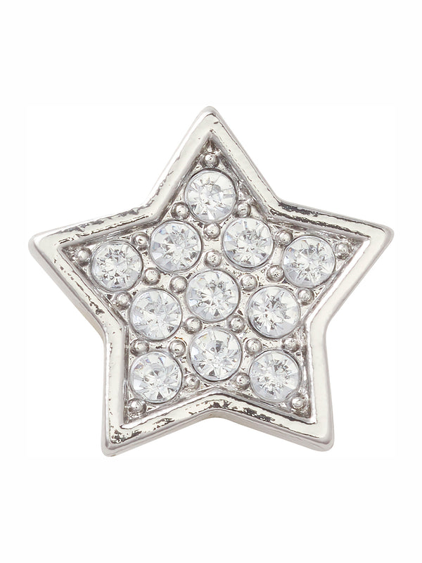 Jibbitz Silver Star Metalizada Crocs
