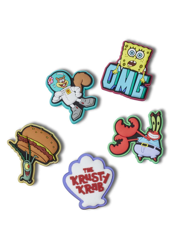 Jibbitz Bob Esponja Multicolor Pack de 5 Crocs