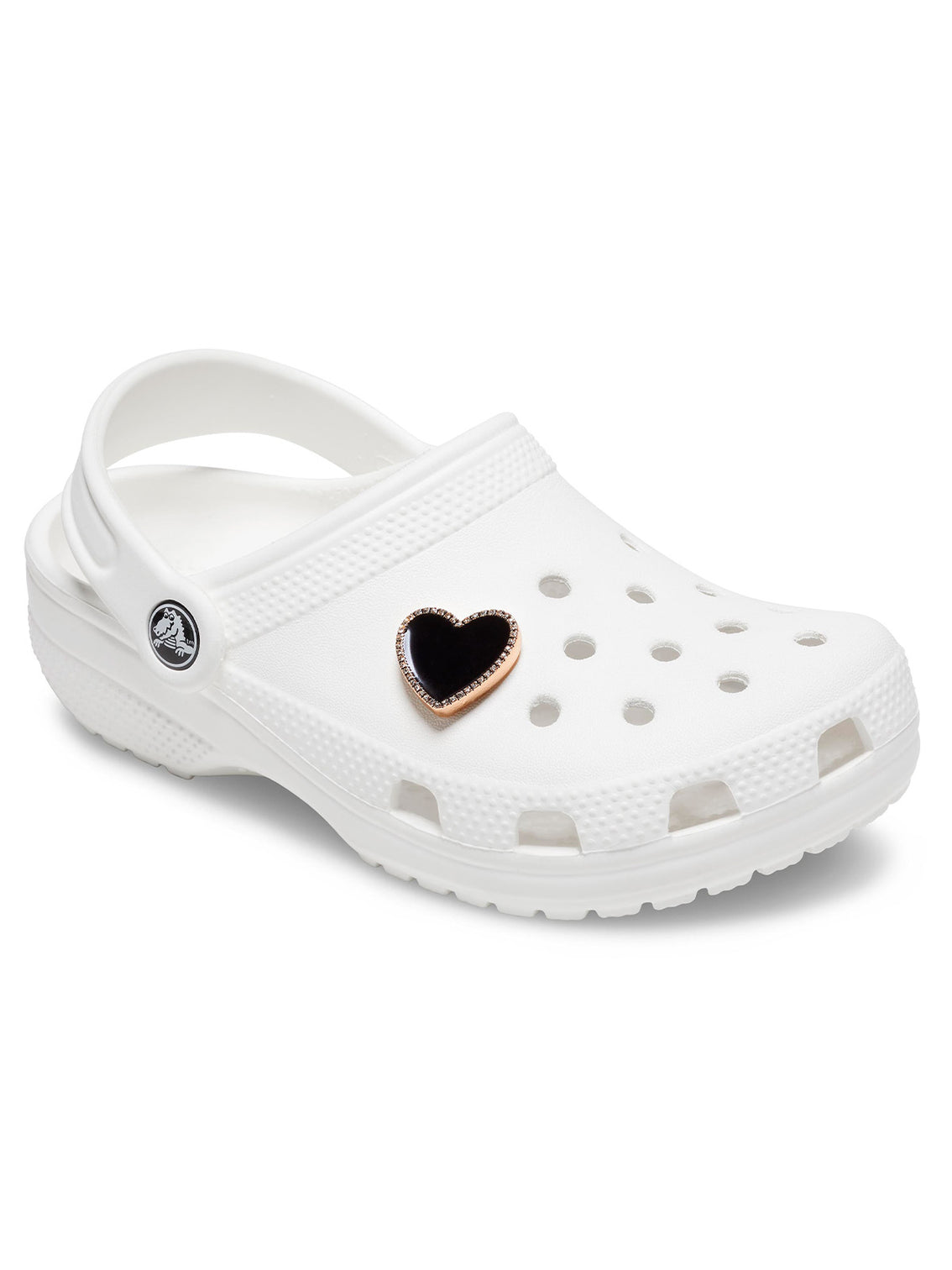 Jibbitz Corazón Negro Crocs