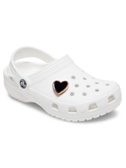 Jibbitz Corazón Negro Crocs