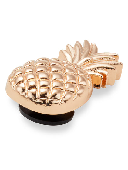 Jibbitz Piña Dorada Metalizado Crocs