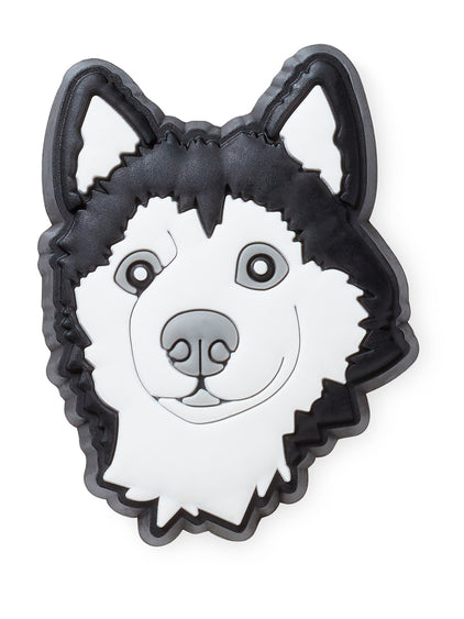 Jibbitz Perro Husky Blanco Crocs