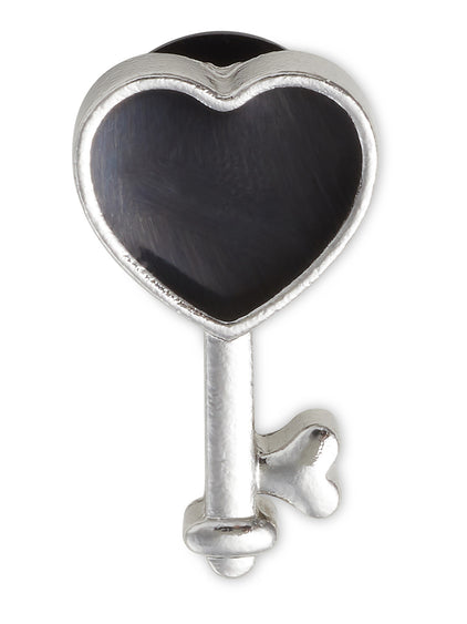 Jibbitz Llave De Corazón Negro Crocs