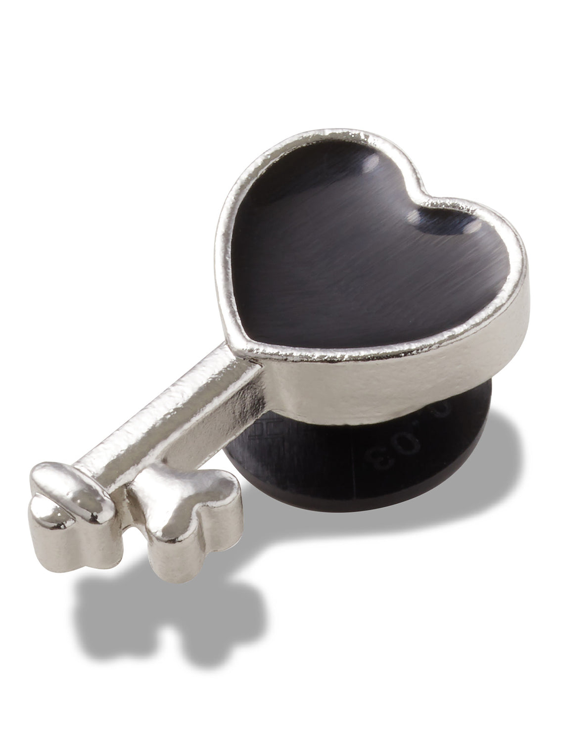Jibbitz Llave De Corazón Negro Crocs