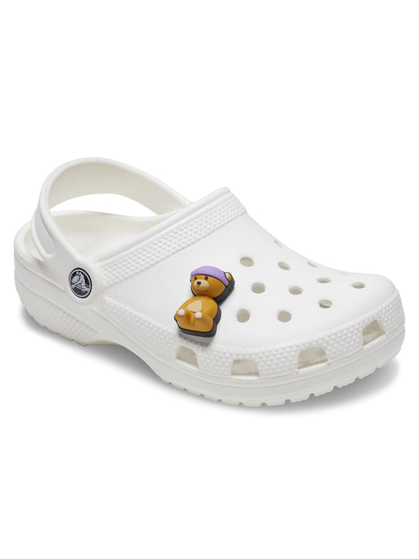 Jibbitz Osito Teddy Con Gorro De Lana Café Crocs