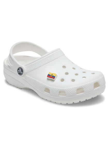 Jibbitz Bandera Del Ecuador Blanco Crocs