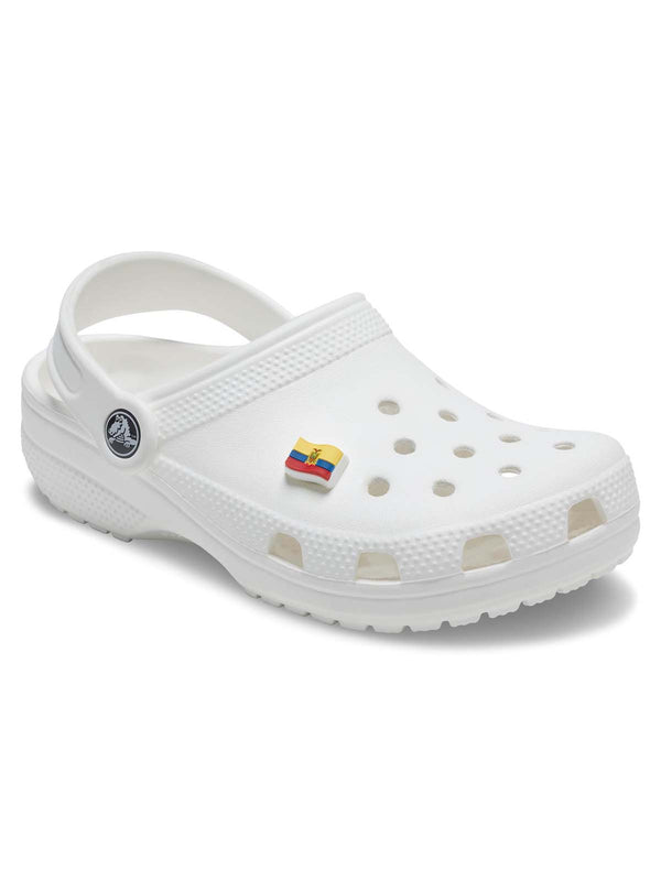 Jibbitz Bandera Del Ecuador Blanco Crocs