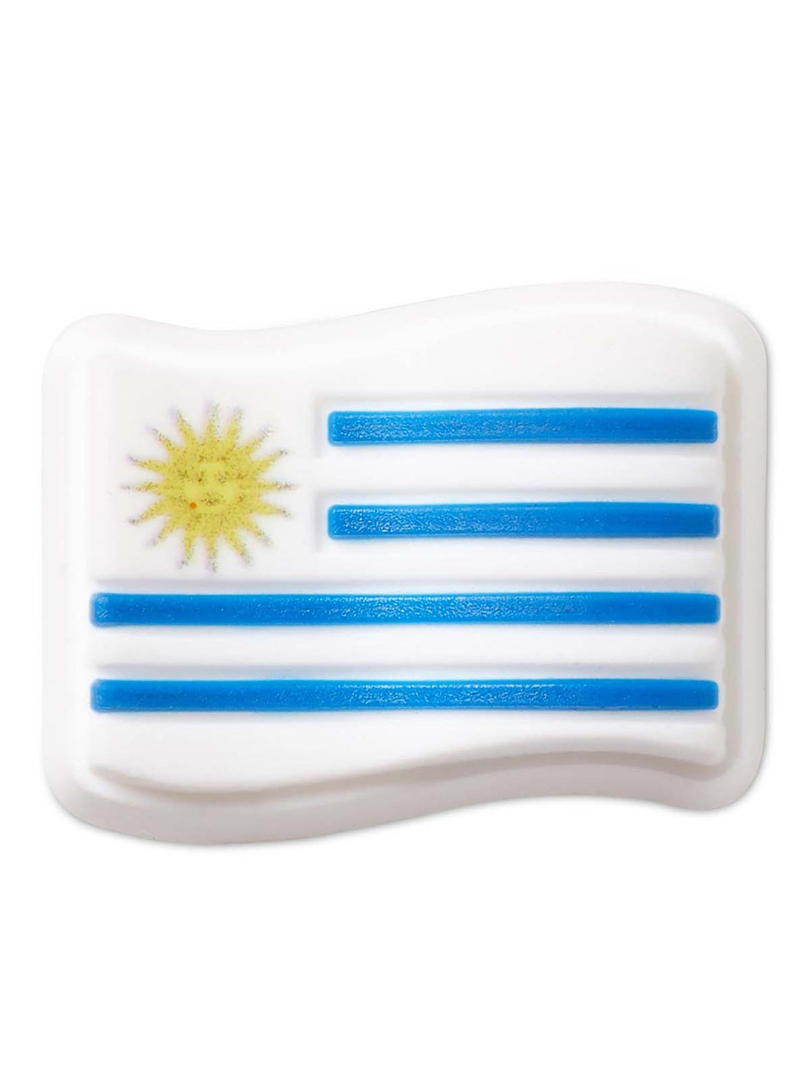 Jibbitz Bandera Uruguay Blanco Crocs