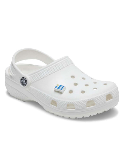 Jibbitz Bandera Uruguay Blanco Crocs