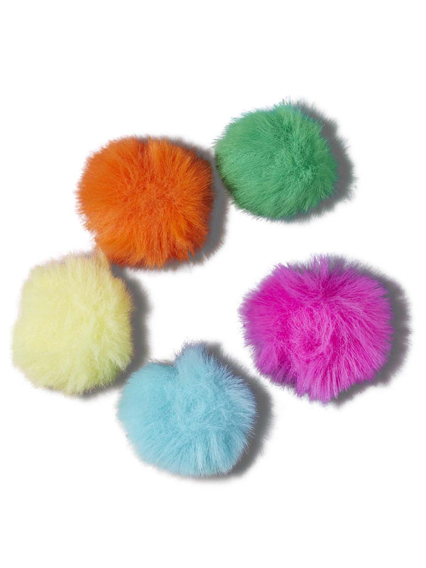 Jibbitz 80S Neon Puff Ball Pack De 5 Crocs