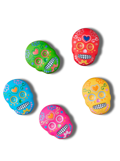 Jibbitz Calaveras Con Diseño Multicolor Crocs