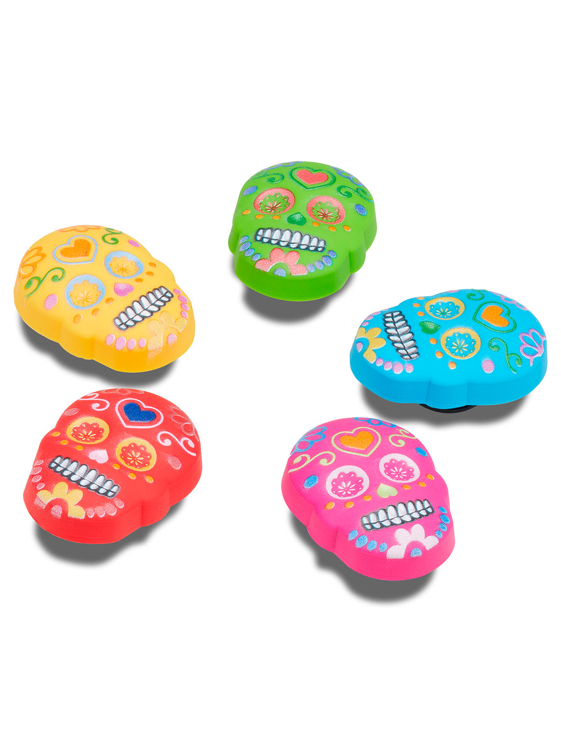 Jibbitz Calaveras Con Diseño Multicolor Crocs