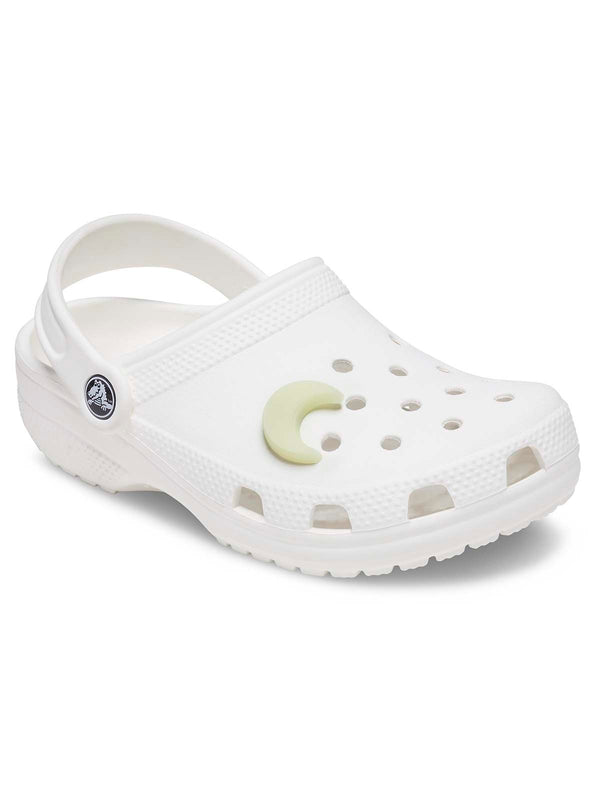 Jibbitz Luna Brilla En La Oscuridad Blanco Crocs