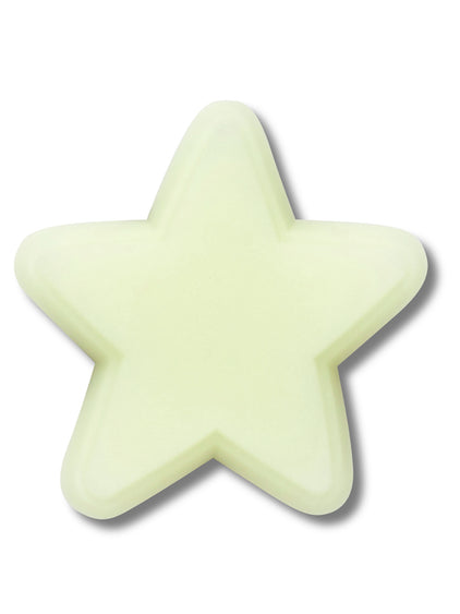 Jibbitz Estrella Luminosa En Oscuridad Blanco Crocs