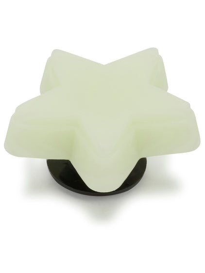 Jibbitz Estrella Luminosa En Oscuridad Blanco Crocs