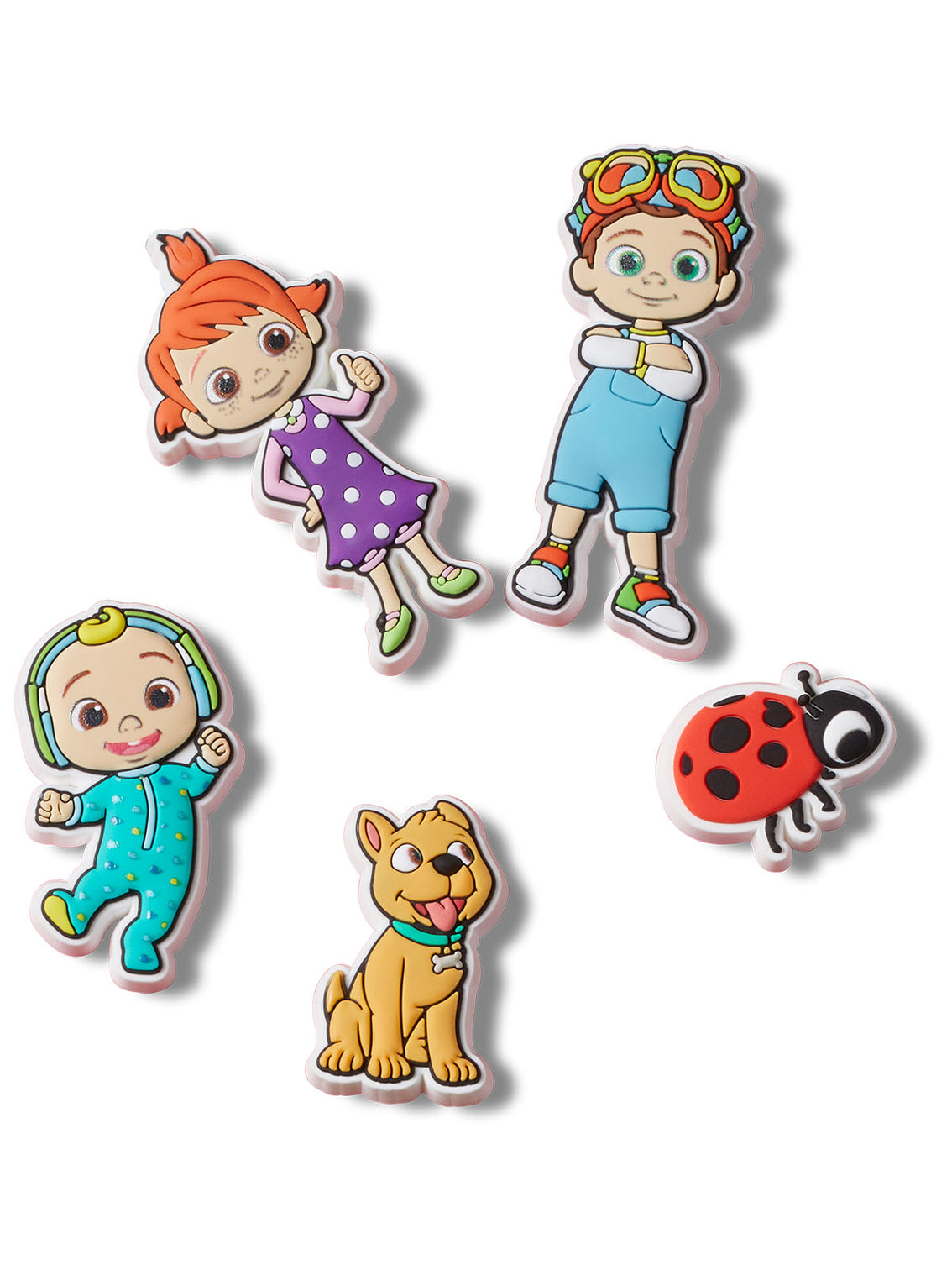 Jibbitz CoComelon Pack de 5Blanco Crocs