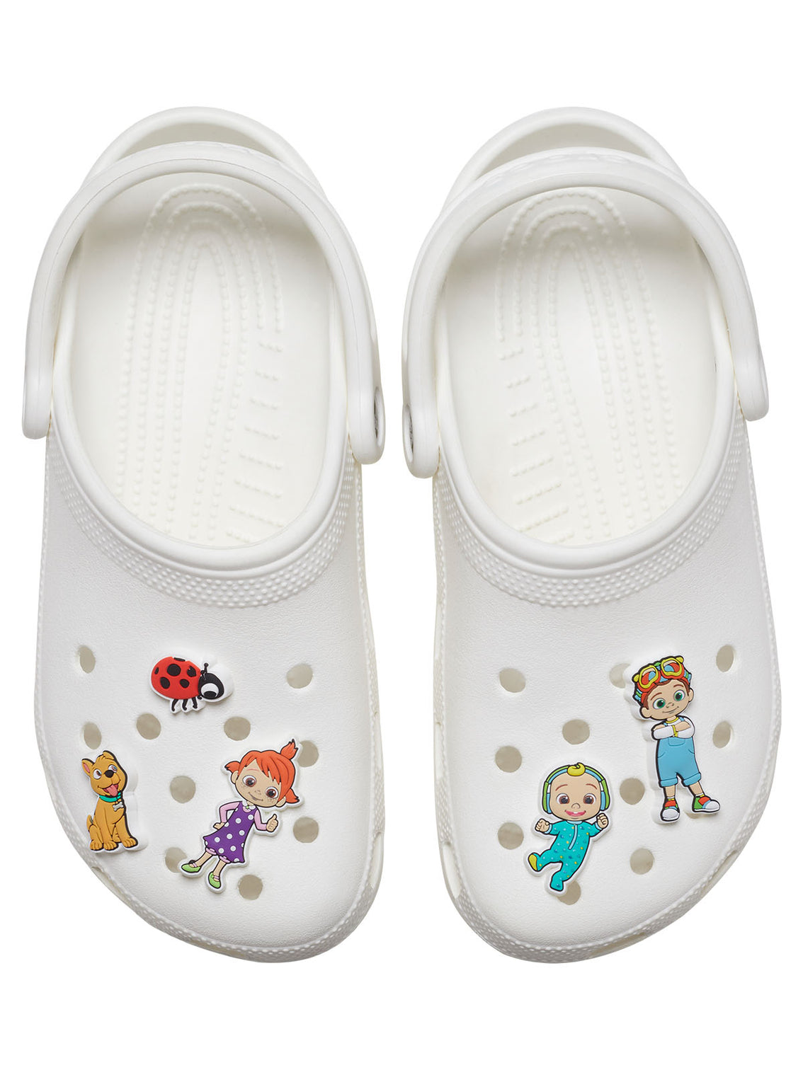 Jibbitz CoComelon Pack de 5Blanco Crocs