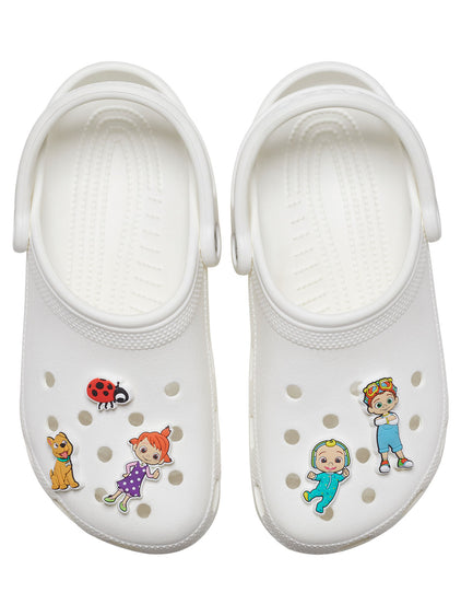 Jibbitz CoComelon Pack de 5Blanco Crocs