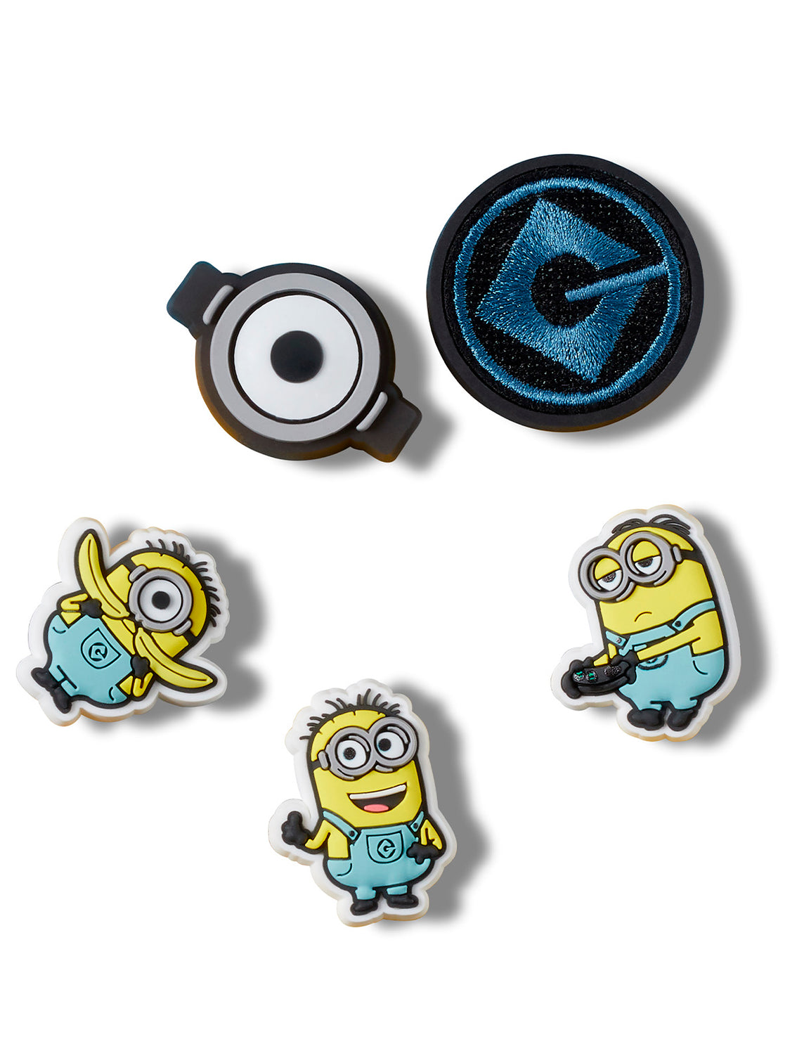 Jibbitz Minions Pack de 5 Amarillo Crocs