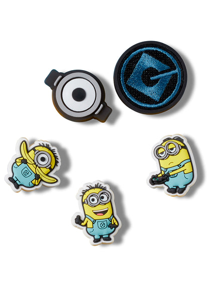 Jibbitz Minions Pack de 5 Amarillo Crocs