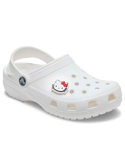 Jibbitz Cara Hello Kitty Blanco Crocs
