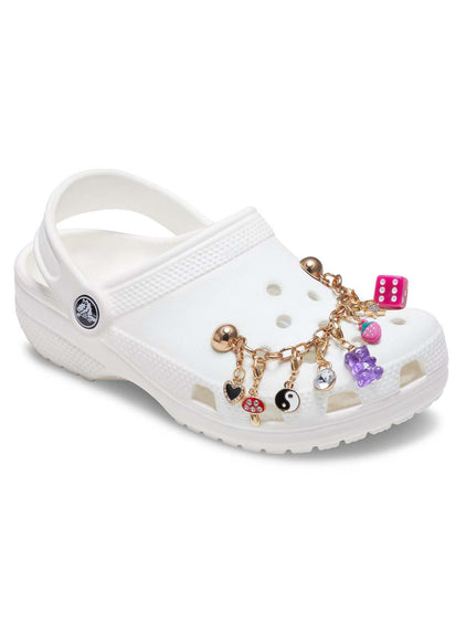 Jibbitz Cadena Dorada con Accesorios Metalizada Crocs