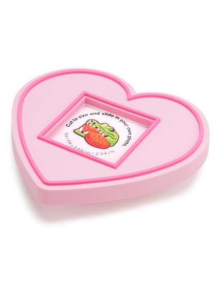 Jibbitz Marco Corazón Rosado Crocs