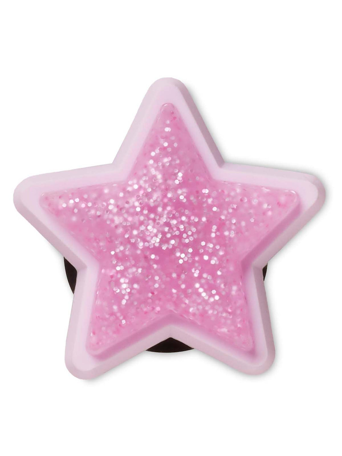 Jibbitz Estrella con Brillos Rosado Crocs
