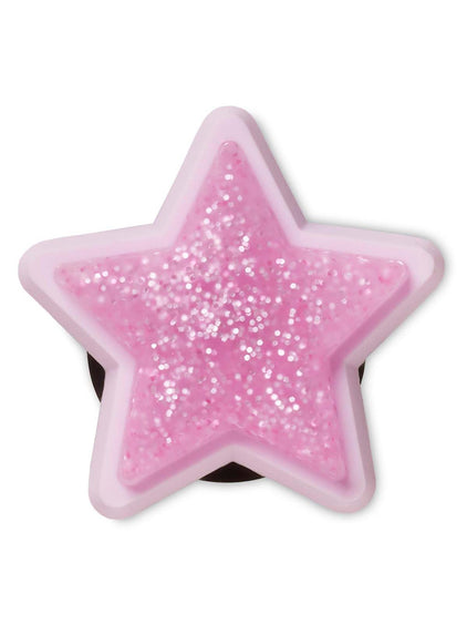Jibbitz Estrella con Brillos Rosado Crocs