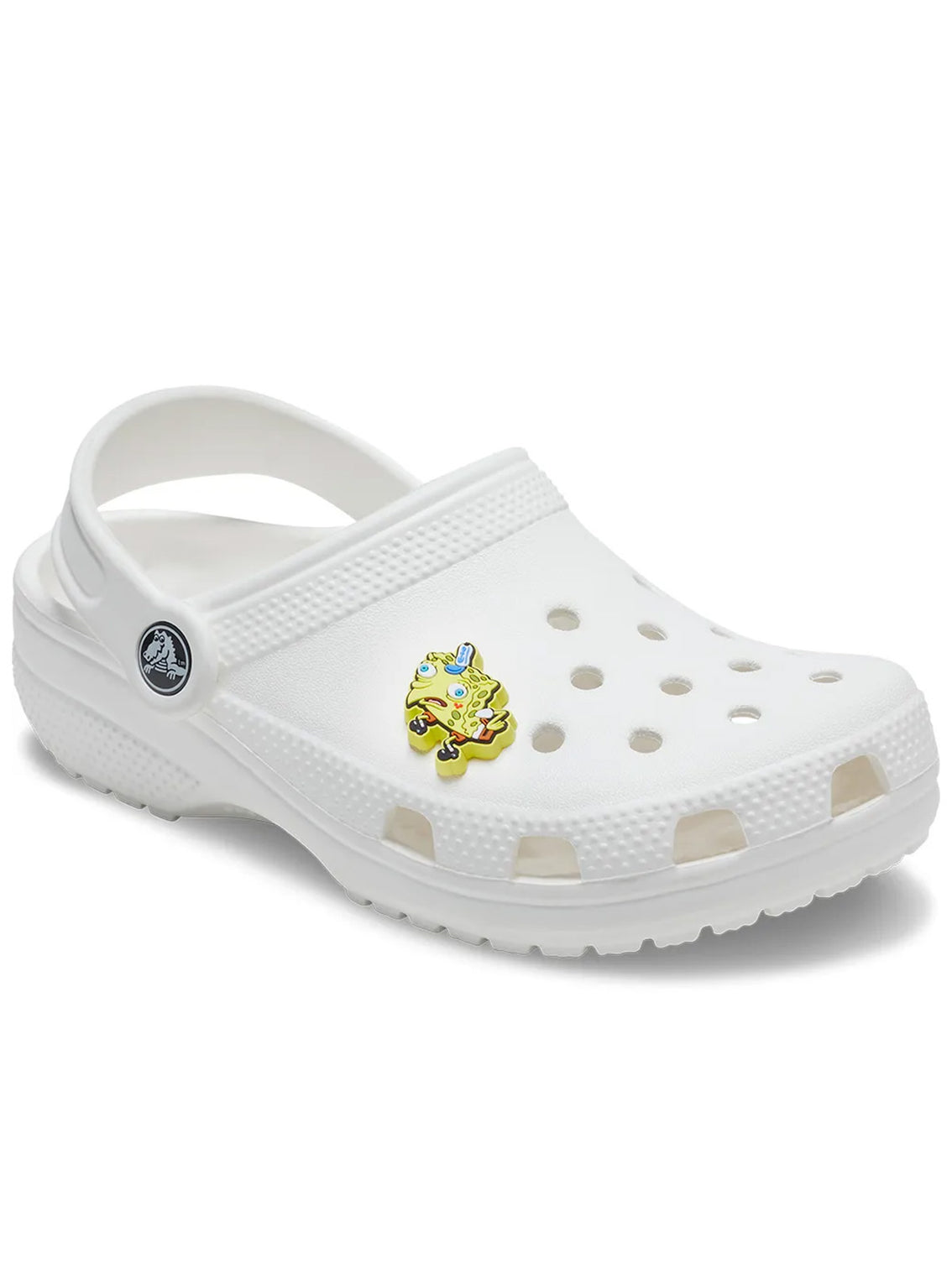 Jibbitz Bob Esponja Curioso Amarillo Crocs