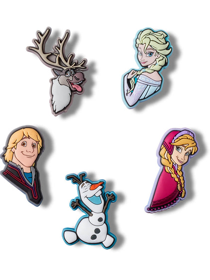 Jibbitz Frozen Personajes Pack 5 Blanco Crocs