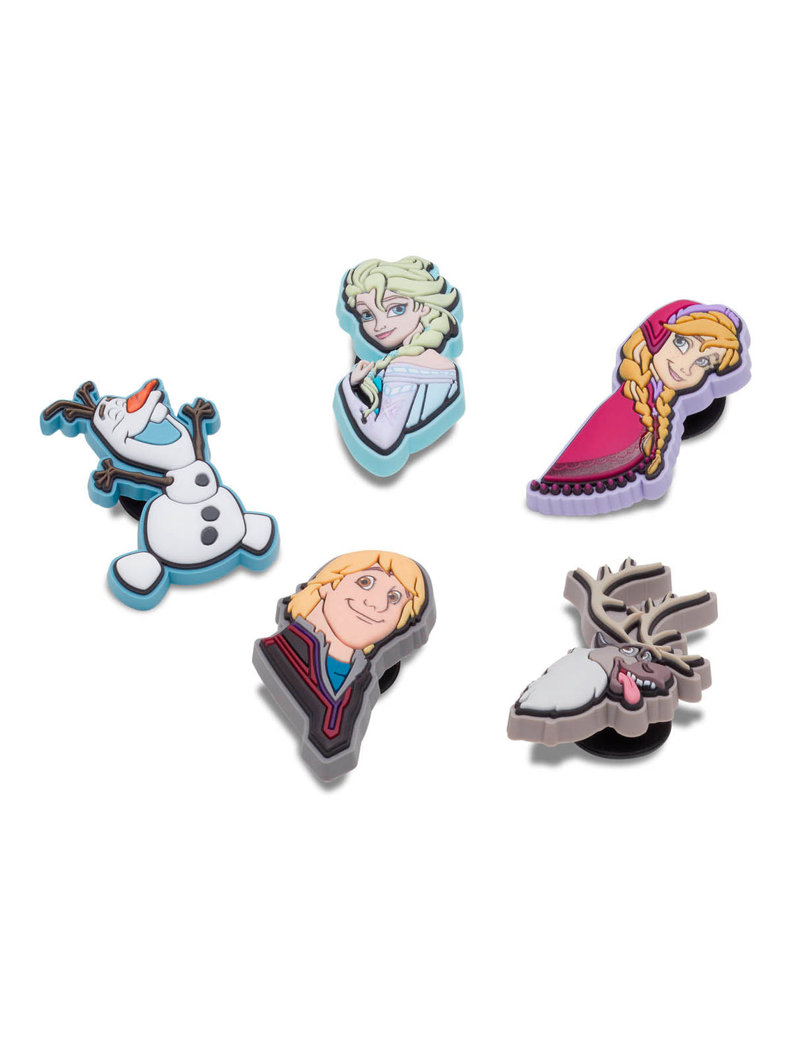 Jibbitz Frozen Personajes Pack 5 Blanco Crocs