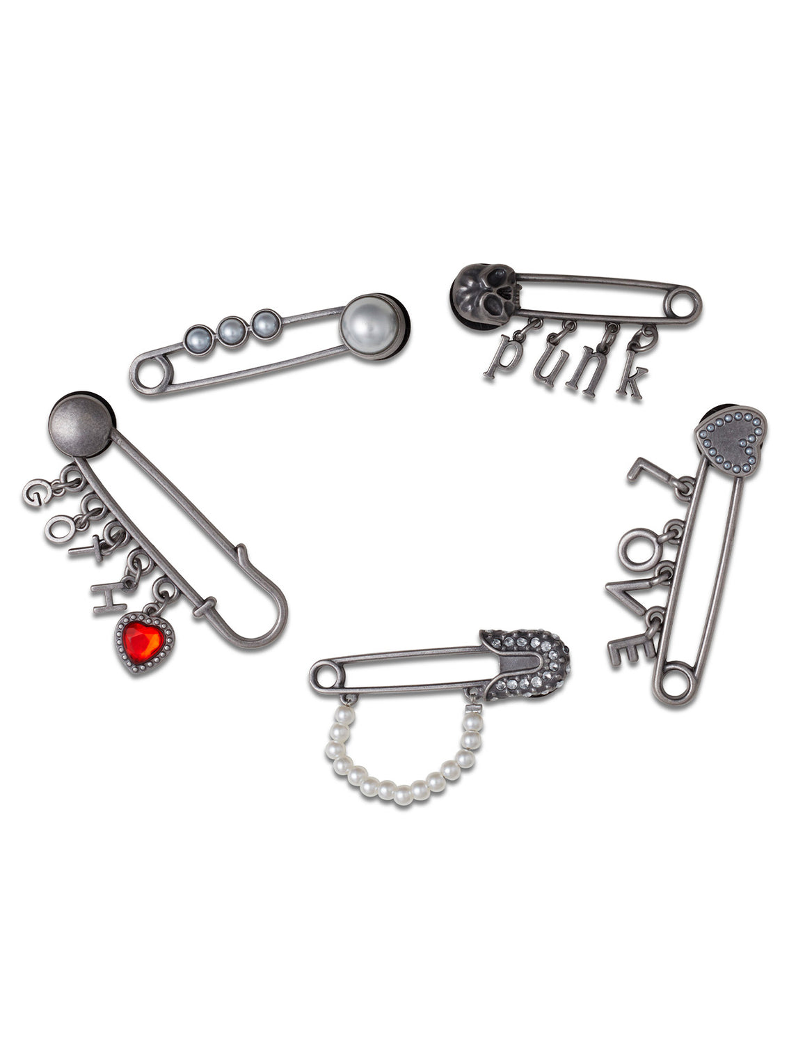 Jibbitz Accesorios Metálicos Pack De 5 Crocs