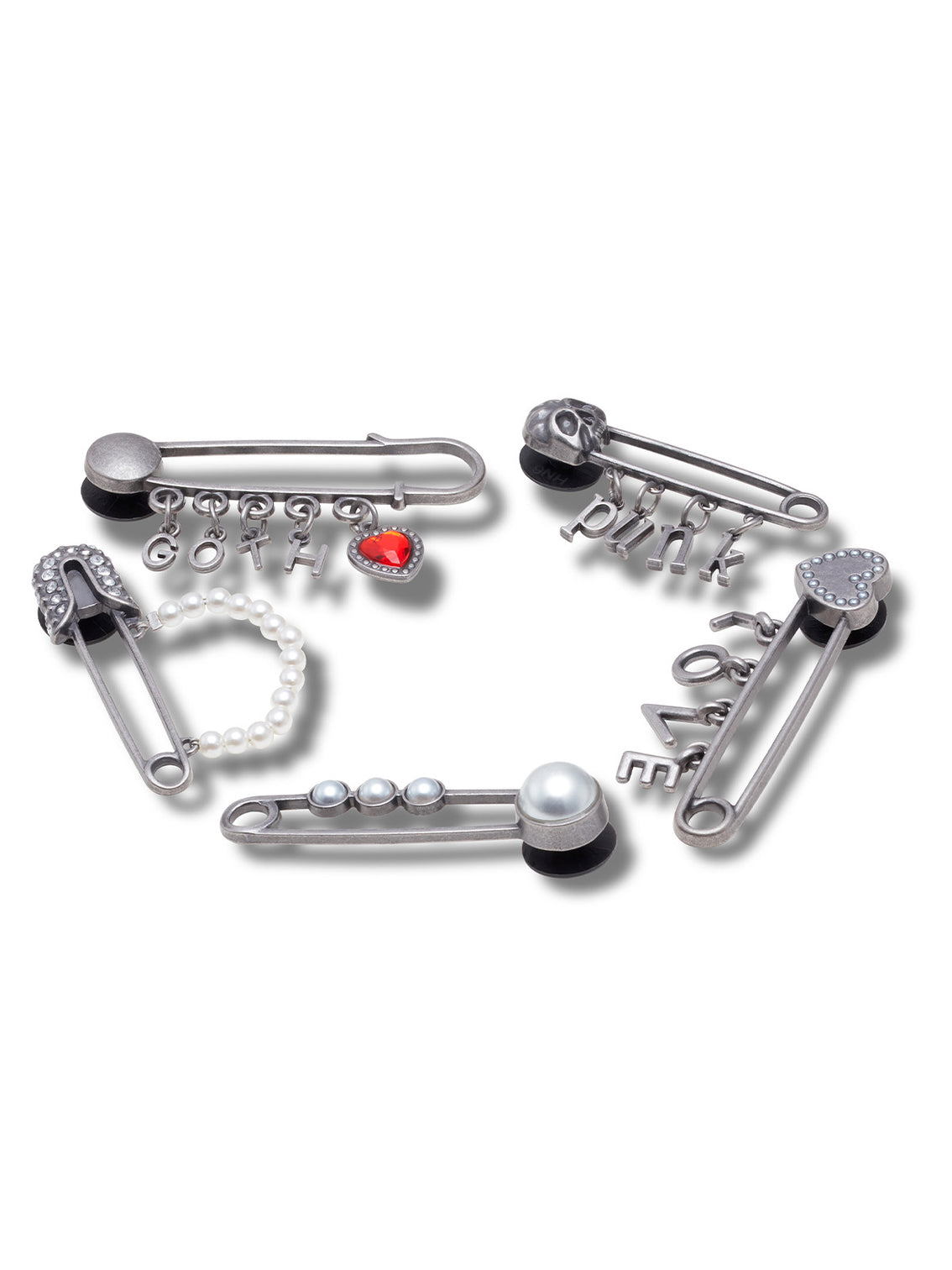 Jibbitz Accesorios Metálicos Pack De 5 Crocs
