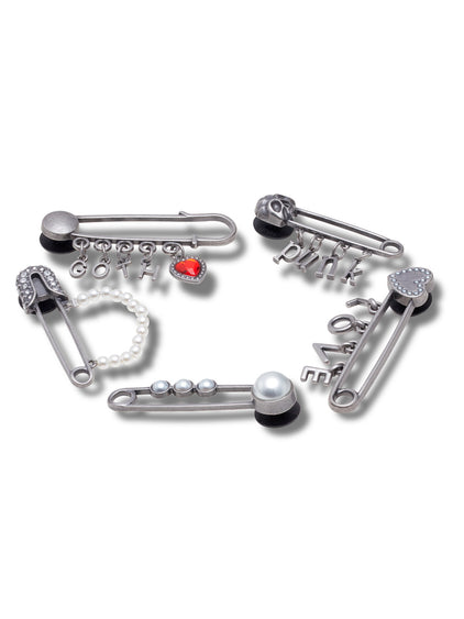 Jibbitz Accesorios Metálicos Pack De 5 Crocs