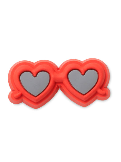 Jibbitz Lentes Corazones Rojo Crocs
