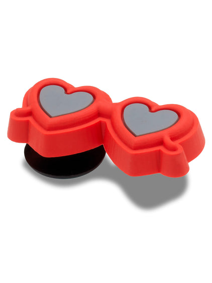 Jibbitz Lentes Corazones Rojo Crocs